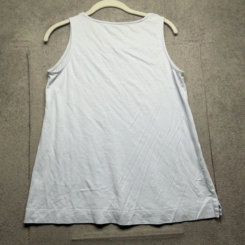 J‎ Jill Sleep Women's Floral Print Robe & Tank Lounge Set Medium Lavender